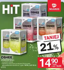 Selgros OSHEE HYDROFIZZI oferta
