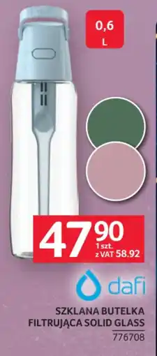 Selgros Szkłana Butelka Filtrująca Solid Glass oferta