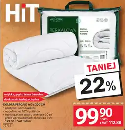 Selgros Kołdra Percale Wendre oferta