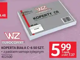Selgros Koperta biała C-6 oferta