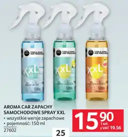 Selgros Aroma Car Zapachy Samochodowe Spray XXL oferta