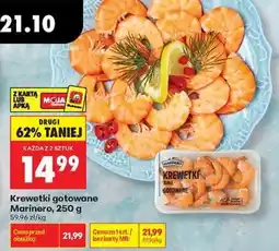 Biedronka Krewetki gotowane Marinero 250 g oferta