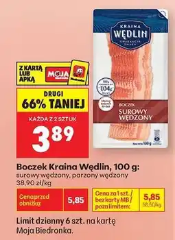 Biedronka Boczek Kraina Wędlin , 100 g : oferta