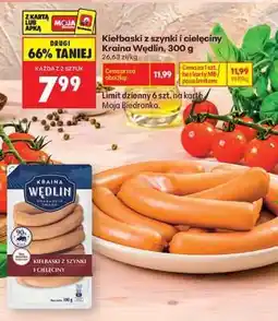 Biedronka Kiełbaski z szynki i cielęciny Kraina Wędlin , 300 g oferta