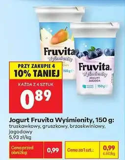 Biedronka Jogurt Fruvita Wyśmienity, 150 g oferta