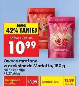 Biedronka Owoce mrożone w czekoladzie Marletto, 150 g oferta