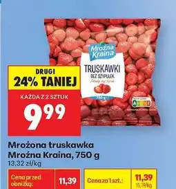 Biedronka Mrożona truskawka Mrożna Kraina, 750 g oferta