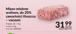 Makro Mięso mielone wołowe do 20% zawartości tłuszczu vacuum oferta