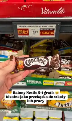 Biedronka Baton zbożowy Nestlé Chocapic oferta