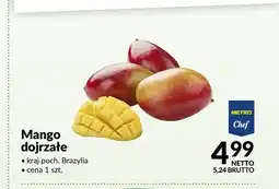 Makro Mango dojrzałe Metro Chef oferta