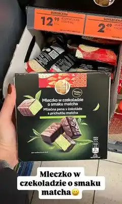 Biedronka Mleczko w czekoladzie Asia Flavours o smaku matcha oferta