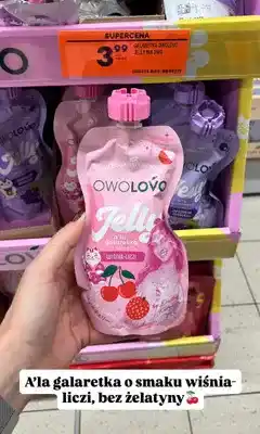 Biedronka Galaretka Owolovo Jelly wiśnia-liczi oferta
