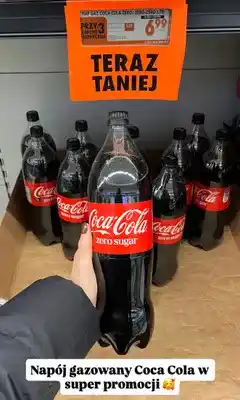 Biedronka Napój gazowany Coca-Cola Zero Sugar oferta