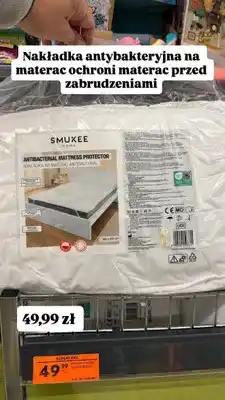 Biedronka Nakładka na materac antybakteryjna Smukee Home oferta