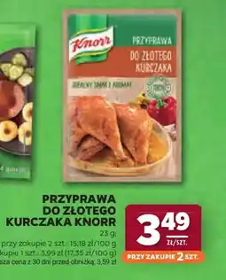 Stokrotka Przyprawa do złotego kurczaka Knorr oferta