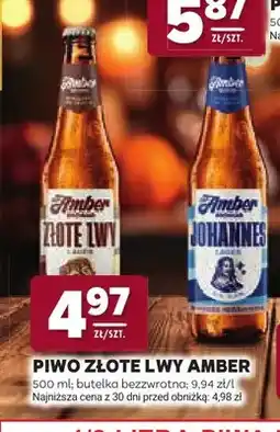 Stokrotka Piwo Złote Lwy Amber oferta