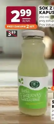 Stokrotka Sok z kiszonej kapusty Kuty oferta