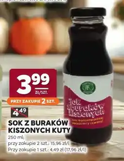 Stokrotka Sok z buraków kiszonych Kuty oferta