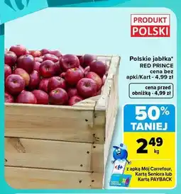 Carrefour Jabłka polskie Red Prince oferta