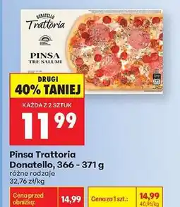 Biedronka Pinsa Trattoria Donatello, 366/371 g oferta