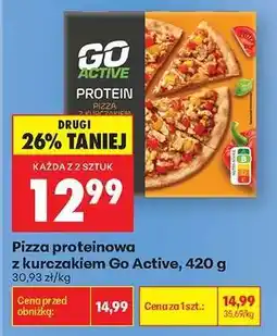 Biedronka Pizza proteinowa z kurczakiem Go Active, 420 g oferta