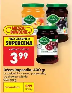 Biedronka Dżem Rapsodia, 400 g oferta