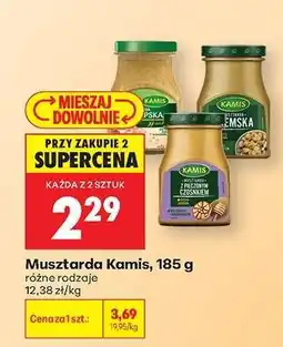 Biedronka Musztarda Kamis, 185 g oferta