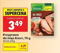 Biedronka Przyprawa do mięs Knorr 75 g oferta