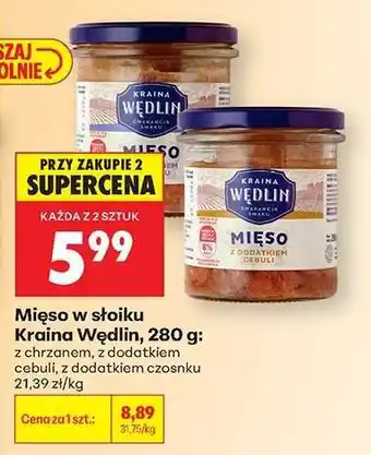 Biedronka Mięso w słoiku Kraina Wędlin, 280 g oferta