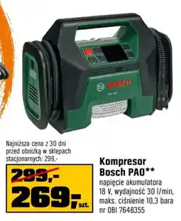 OBI Kompresor Bosch PAO** oferta