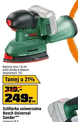 OBI Szlifierka uniwersalna Bosch Universal Sander oferta