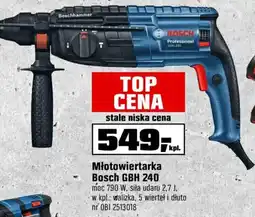 OBI Młotowiertarka Bosch GBH 240 oferta