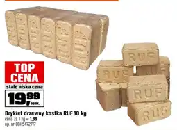 OBI Brykiet drzewny kostka RUF oferta