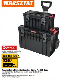 OBI Zestaw skrzyń Qbrick System: One Cart + Pro 500 Basic oferta