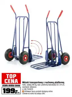 OBI Wózek transportowy z ruchomą platformą oferta