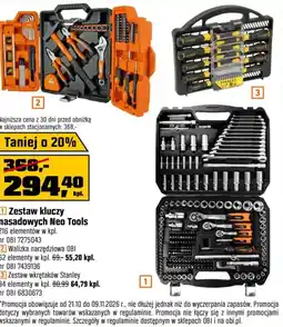 OBI Zestaw kluczy nasadowych Neo Tools oferta