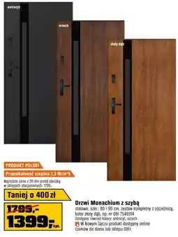 OBI Drzwi Monachium z szybą oferta