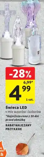 Intermarche Świeca LED oferta