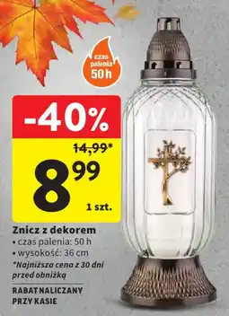 Intermarche Znicz z dekorem oferta