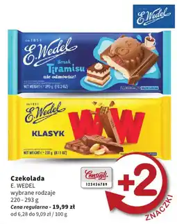 Intermarche Czekolada E. Wedel wybrane rodzaje oferta
