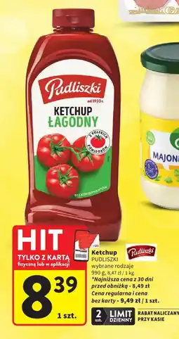 Intermarche Ketchup Łagodny Pudliszki oferta