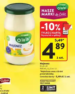 Intermarche Majonez O LA LA! oferta