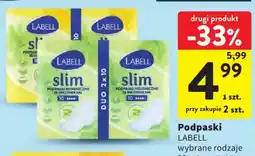 Intermarche Podpaki LABELL wybrane rodzaje oferta