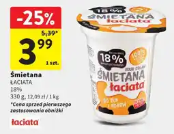 Intermarche Śmietana Łaciata oferta