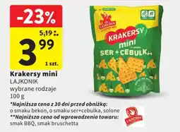 Intermarche Krakersy mini LAJKONIK oferta
