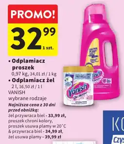 Intermarche Odplamiacz Vanish oferta