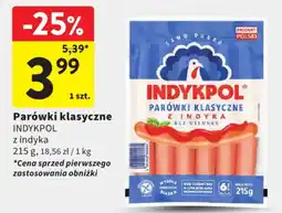 Intermarche Parówki klasyczne INDYKPOL z indyka oferta
