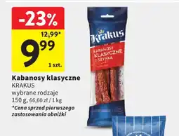 Intermarche Kabanosy klasyczne Krakus oferta