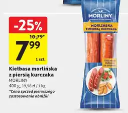 Intermarche Kiełbasa morlińska z piersią kurczaka morliny oferta