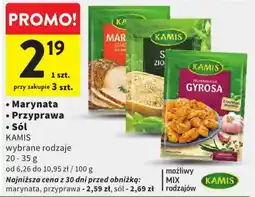 Intermarche Marynata, przyprawa, sól KAMIS oferta
